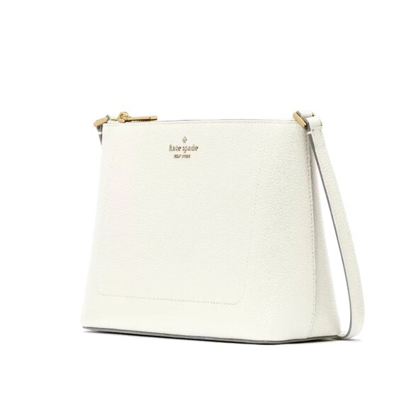 New Kate Spade Leila Crossbody Pebble Leather Meringue - Picture 4 of 5